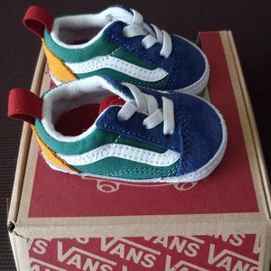 Vans infant crib shoes size 1